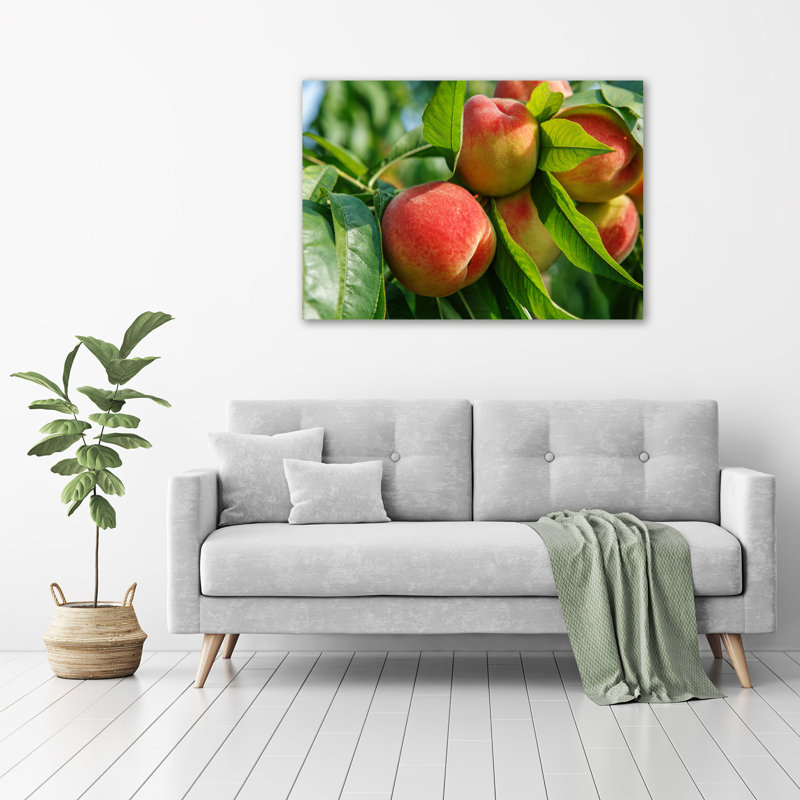 Peaches - Wrapped Canvas Print
