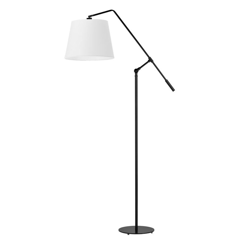 Gazanfer 170cm Arched Floor Lamp, Black, White