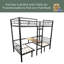 Lit mezzanine avec tables-953463820
