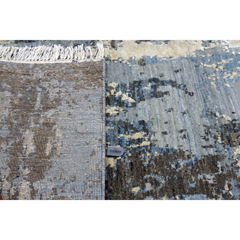 Hand Woven Wool Abstract Area Rug