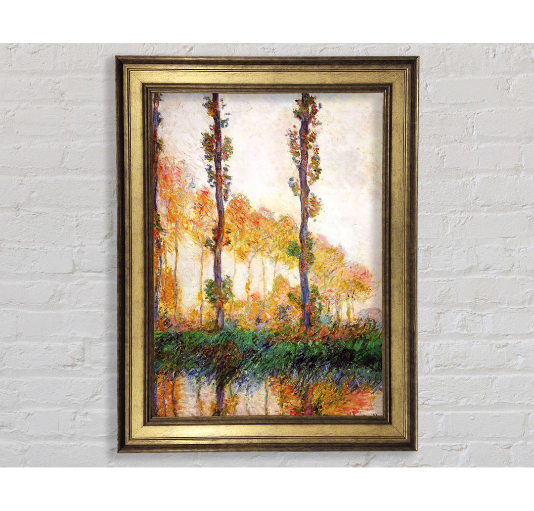 Claude Monet Pappeln im Herbst 2 - Druck