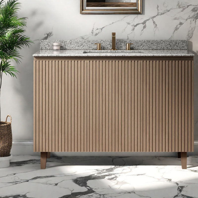 Meuble-lavabo avec rangement, 48.03