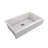 Nuova Pro 34 " L Dual Mount Single Bowl Fireclay Kitchen Sink-95418138