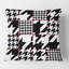 Coussin classique à motif pied-de-poule classique Mid-Century-1762468049