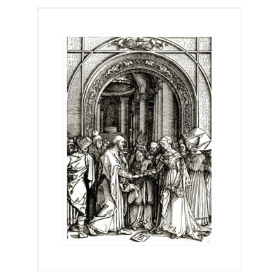Le fiançailles de la Vierge par Albrecht Dürer, impression giclée sur cadre