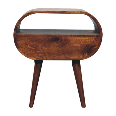 Table de chevet en bois massif Monse