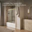Levity 59.62" x 62" Bypass Bath Door with CleanCoat® Technology-18928889-111117689