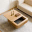 Table basse carrée 31,5 "avec rangement-2144005280