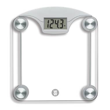 American Weigh Scales Achiever Series High Precision Digital Body Mass  Index Bathroom Body Weight Scale 400LB Capacity - White