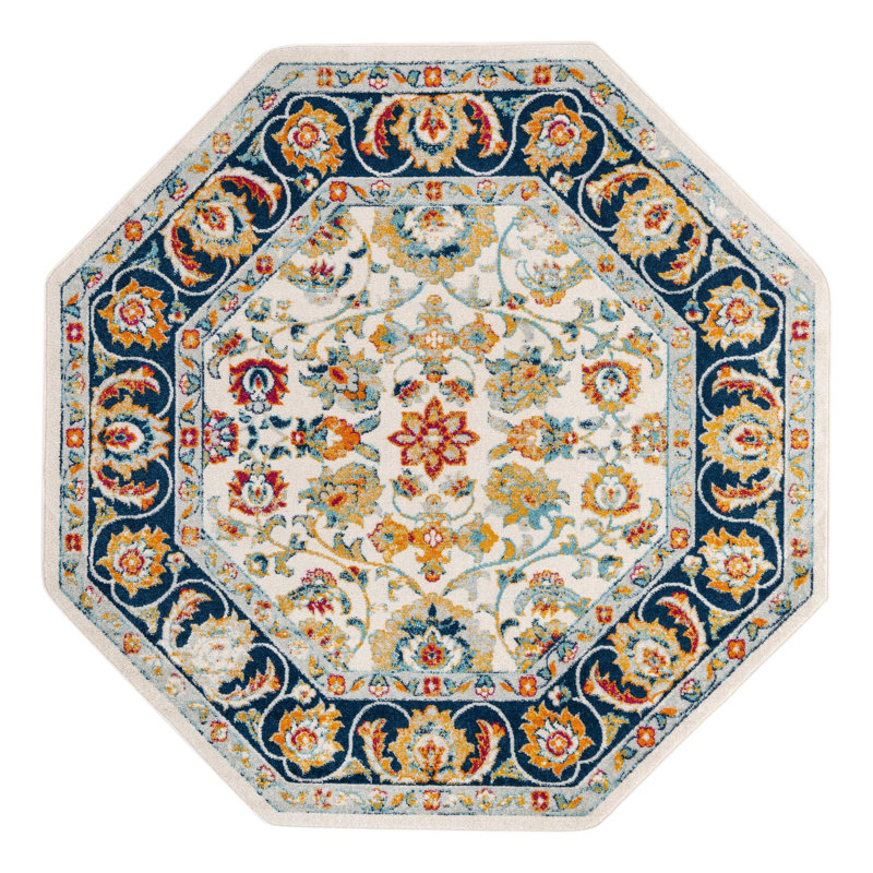 Arenas Oriental Indoor Rug, Octagon 7' x 7'