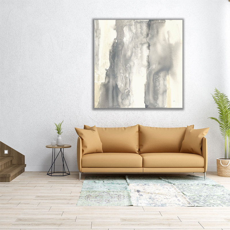 Taupe pâle II - reproduction d'art sur toile, H 20 po x l 20 po