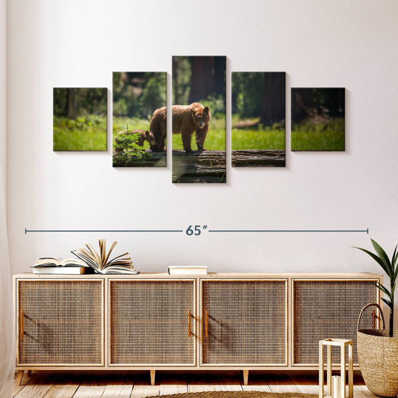 Sequoia Wild Bears, 24" H x 55" W