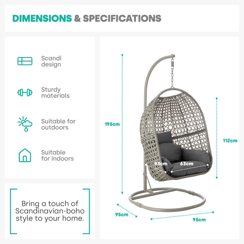 Rodborough Rattan Hanging Chair