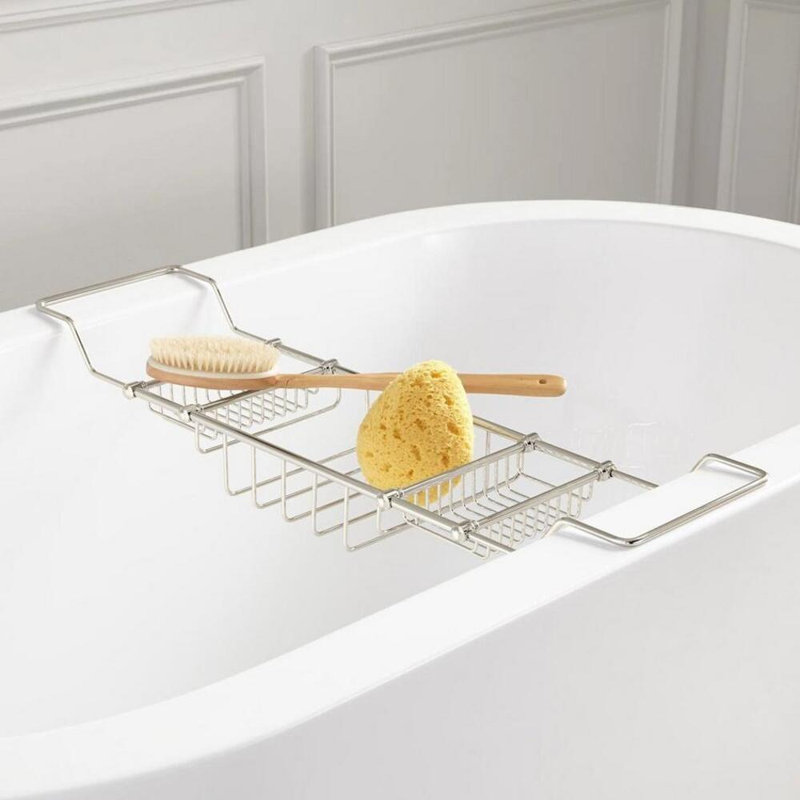 Nottingham Brass Tub Caddy , Polished Nickel