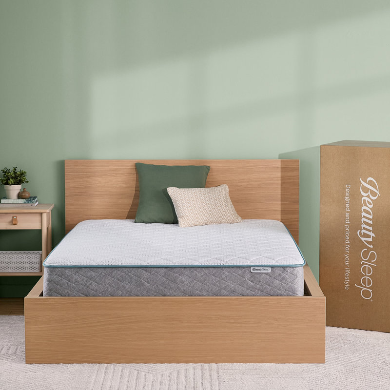 BeautySleep Slumber Time Medium Firm 10" Hybrid Mattress in a Box, Twin