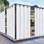Rideaux d'extérieur pour patio imperméables, résistants aux rayons UV et à la décoloration pour abri de jardin, porche, pergola, rideau d'intimité bloquant le soleil, 52 po x 84 L, 1 panneau, blanc