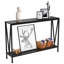 Console, table de vestibule avec rangement, canapé industriel avec design en V, console étroite à 2 niveaux-258119064-262810200