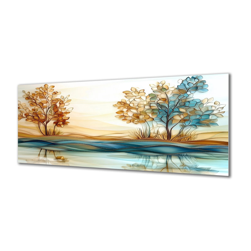 Décoration murale nature - Sunset Lake, L 32 po x H 16 po