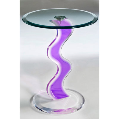 Brunswick Glass Top End Table