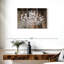 Ensemble de 3 pièces de vieux lustre en cristal sur toile Old-846144498