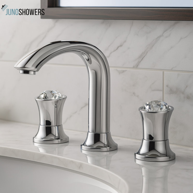 Shower System Featuring Thermostatic Valve and Detachable Handheld Sprayer, Chrome