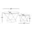 Ensemble de tables basses 2 pièces Epsilon-1203500818