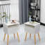 Table de chevet moderne 2 pièces avec tiroirs et tablettes, idéale pour les meubles de chambre à coucher et de salon