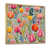 Toile avec cadre flottant or