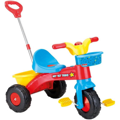 Toddler Kids My First Trike with Parent Handle - 2 Years +