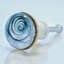 Modern Art Design Knob in Whitewashed Pewter