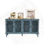 Buffet antique 60 "avec sculptures florales-1363701538