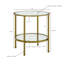 Table de bout en verre avec rangement Eiffe-211483046