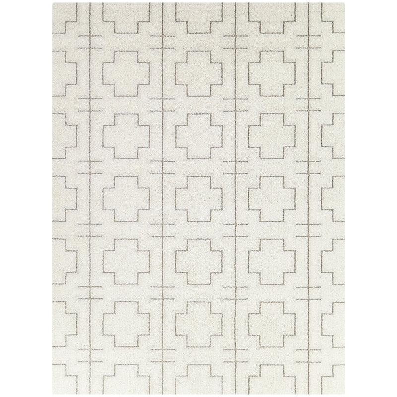 Jhamarion Geometric Indoor Rug, Rectangle 5'3" x 7'
