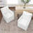 Cathlino 25" Wide Modern No Assembly Upholstered Linen Down Fill Dining Armchair with Interchangeable Casters & Fixed Feet (Set of 2)-109468733
