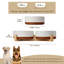 Sesame Glaze Anti-skid Stoneware Elevated Feeder-116384169