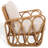 Malina Rattan Pole Accent Chair