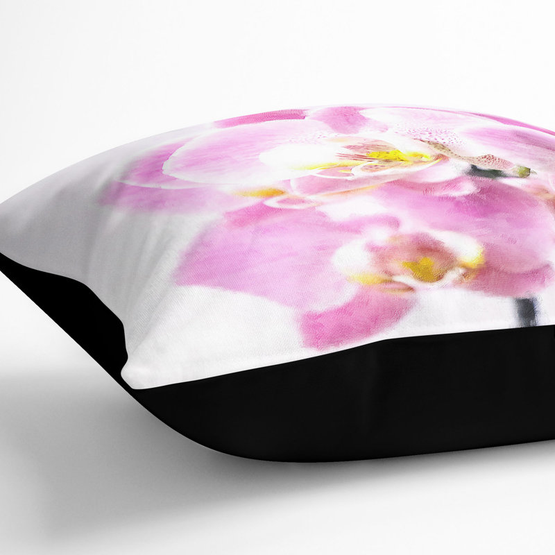 Square Cushion, 55cm H x 55cm W x 20cm D, Black