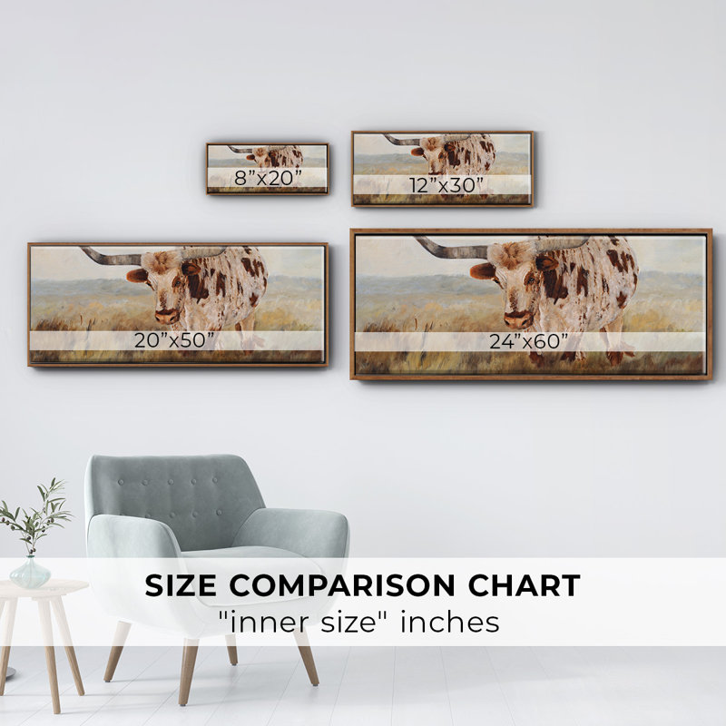 As Time Goes By II- Framed Canvas, 12" H x 30" W