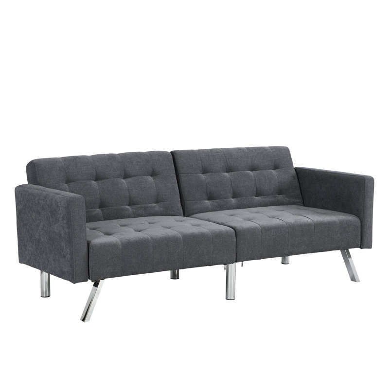 Sofa Bed Convertible Folding Lounge Couch Loveseat Sleeper Sofa Armrests Living Room Bedroom Apartment Reading Room