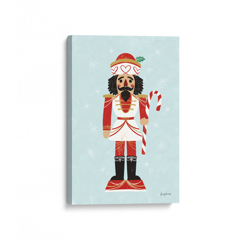 1 «Holiday Nutcracker III», reproduction sur toile roulée, H 18 po x l 12 po x P 1,25 po, Toile tendue