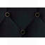 CADRE DE LIT DE DOUBLE TAILLE DOUBLE NOIR (lit d'angle) avec lit gigogne noir, tissu en velours, conception robuste, pas de sommier, convient à tous les styles!