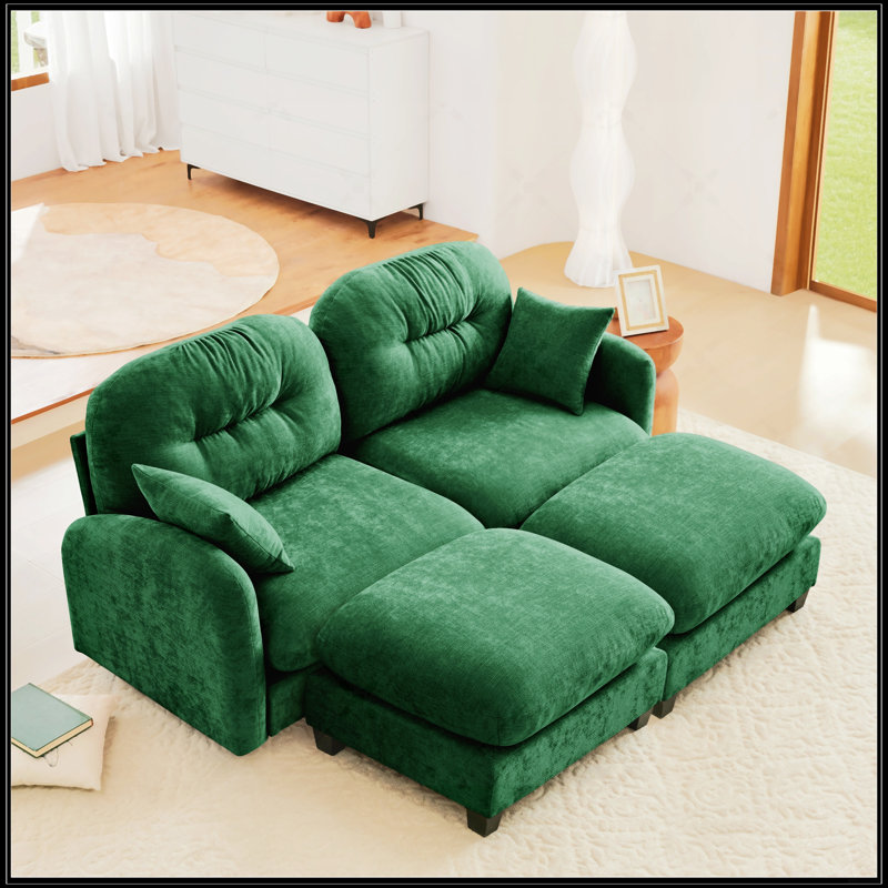 Cloud Sectional Couches, Green