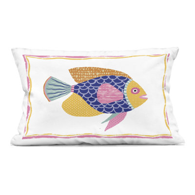 Be You Bunny Decorative Printed Throw Pillow, design by Carla Daly