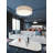 Luminaire suspendu tambour 3 lumières Ashantis