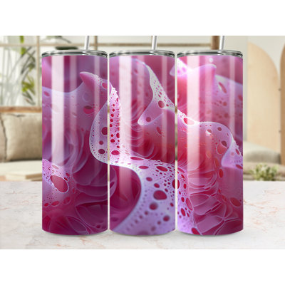 Choose Handmade Tumblers 591ml Vacuum Insulated Stainless Steel (18/8) Travel Tumbler with Straw