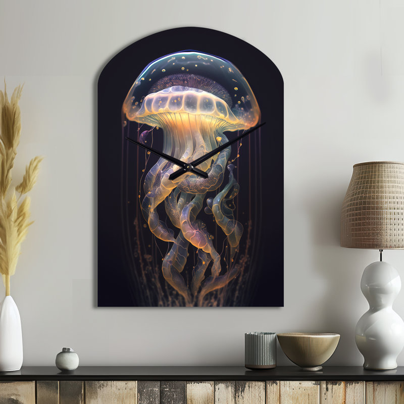 Horloge murale Jellyfish III - Jellyfish, Médium