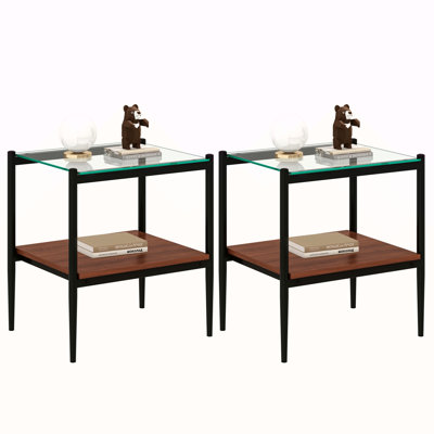 Set Of 2 Rectangle End Table