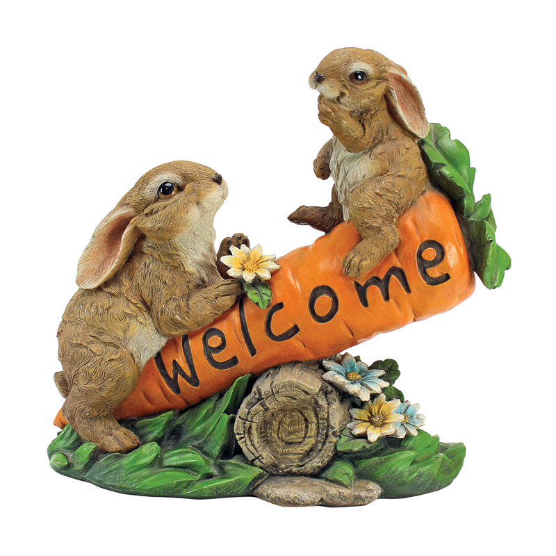 Statue «Bunny Bunch Fun Welcome»