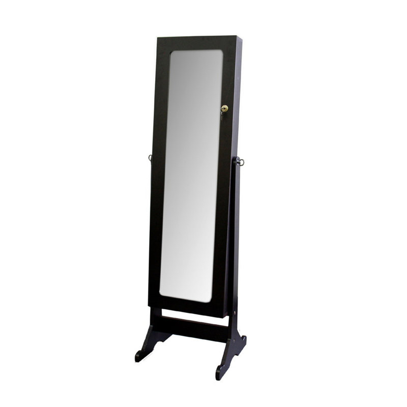 Miroir sur pied de 57 po de hauteur, forme rectangulaire