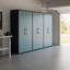 Ensemble d'armoire de rangement moderne 35 "avec tablettes réglables bleu Eiffel-1060178726